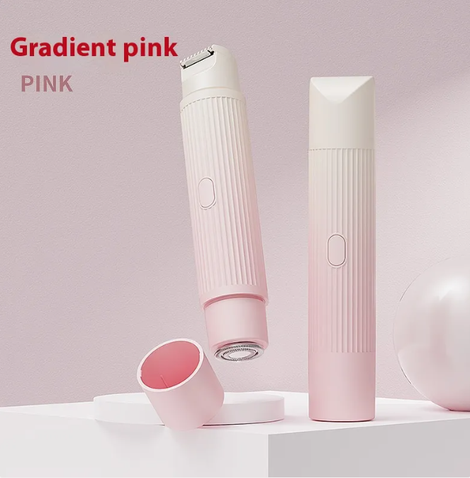 Women's Painless Electric Epilator – Dual-Head Hair Removal for Bikini, Underarm & Face