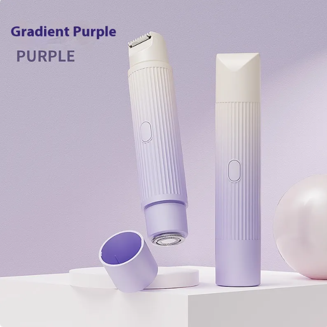 Women's Painless Electric Epilator – Dual-Head Hair Removal for Bikini, Underarm & Face