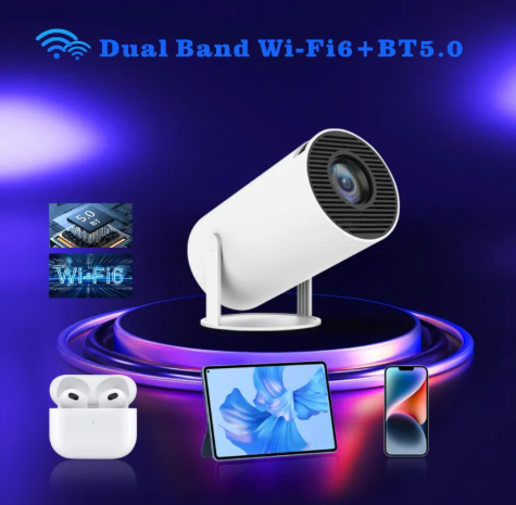 Portable 4K Ultra HD LCD Projector – Home Theater & Outdoor Movie