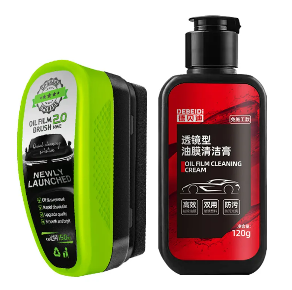 Car Glass Oil Film Remover with Hydrophobic Windshield Coating, 150ml