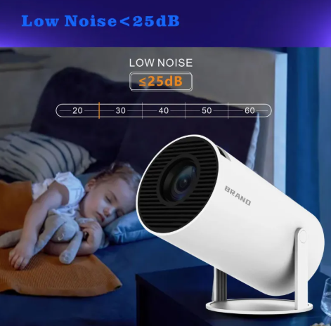 Portable 4K Ultra HD LCD Projector – Home Theater & Outdoor Movie