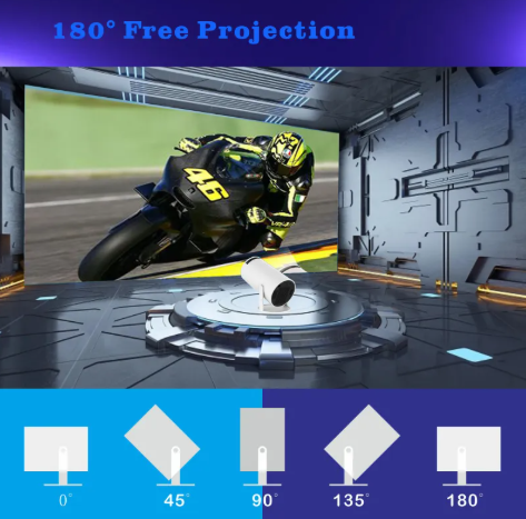Portable 4K Ultra HD LCD Projector – Home Theater & Outdoor Movie